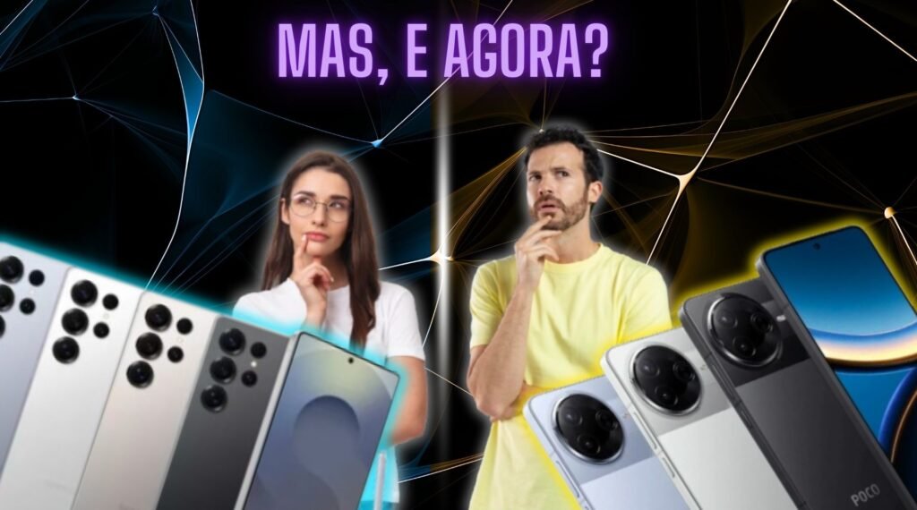 comparativo entre o s25 ultra e o poco f7 ultra