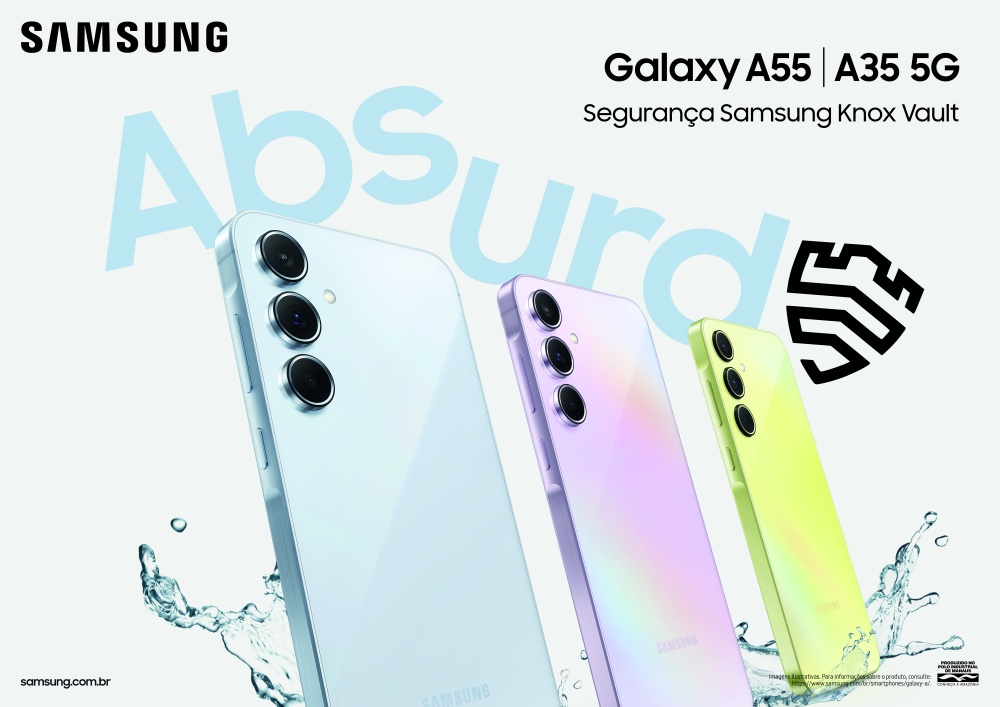 samsung galaxy a55, resistencia à agua e poeira, ip67