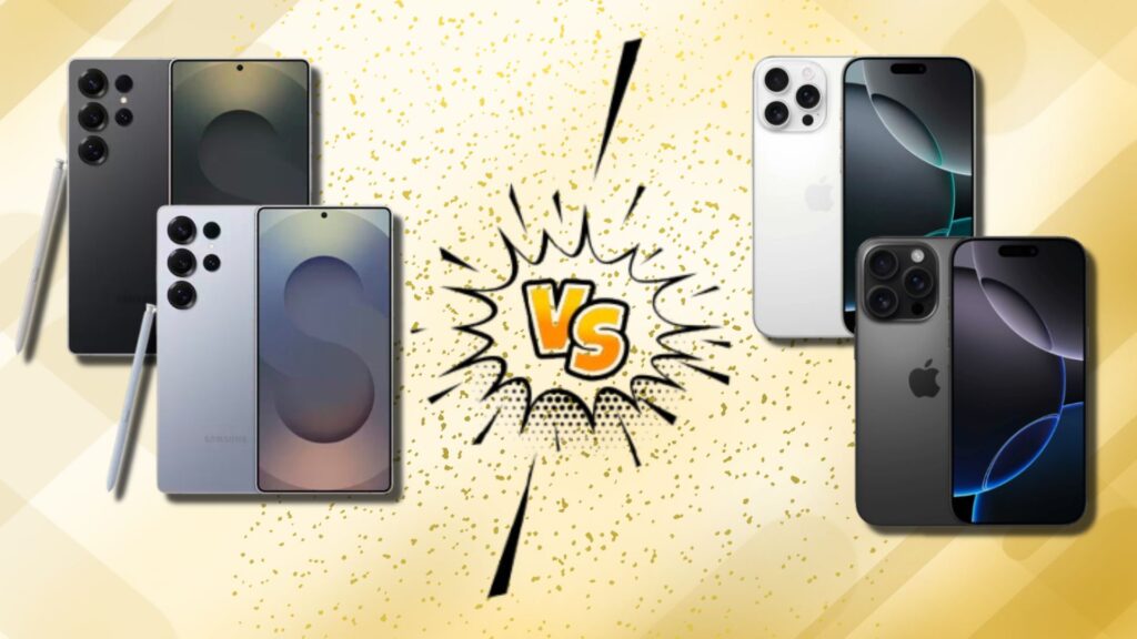 samsung galaxy s25 ultra vs iphone 16 pro max