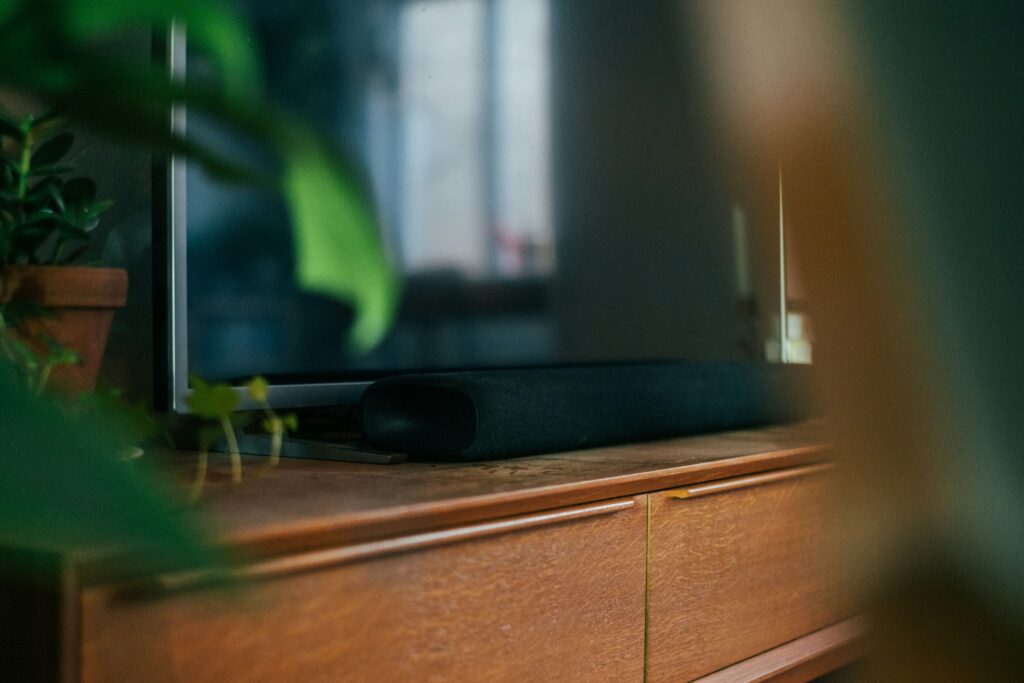imagem de uma soundbar comum