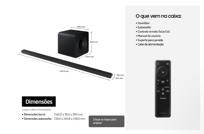 Samsung S800D e seus componentes, ultra fina e de qualidade
