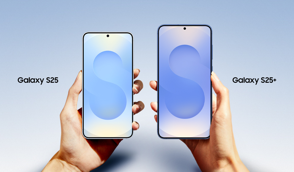 comparativo de tamanho entre as linhas galaxy S
