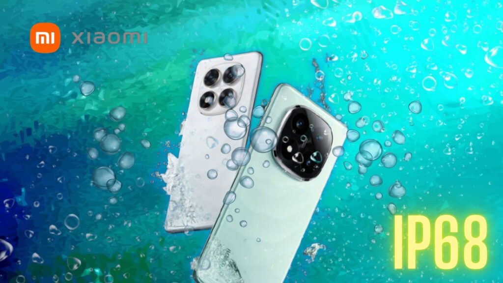 Linha redmi note 14 e sua resistência contra água, o IP68.